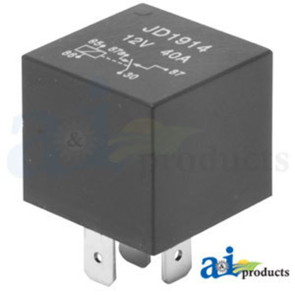 A & I Products Relay Module; 40 Amp 3" x5" x1" A-RE68327